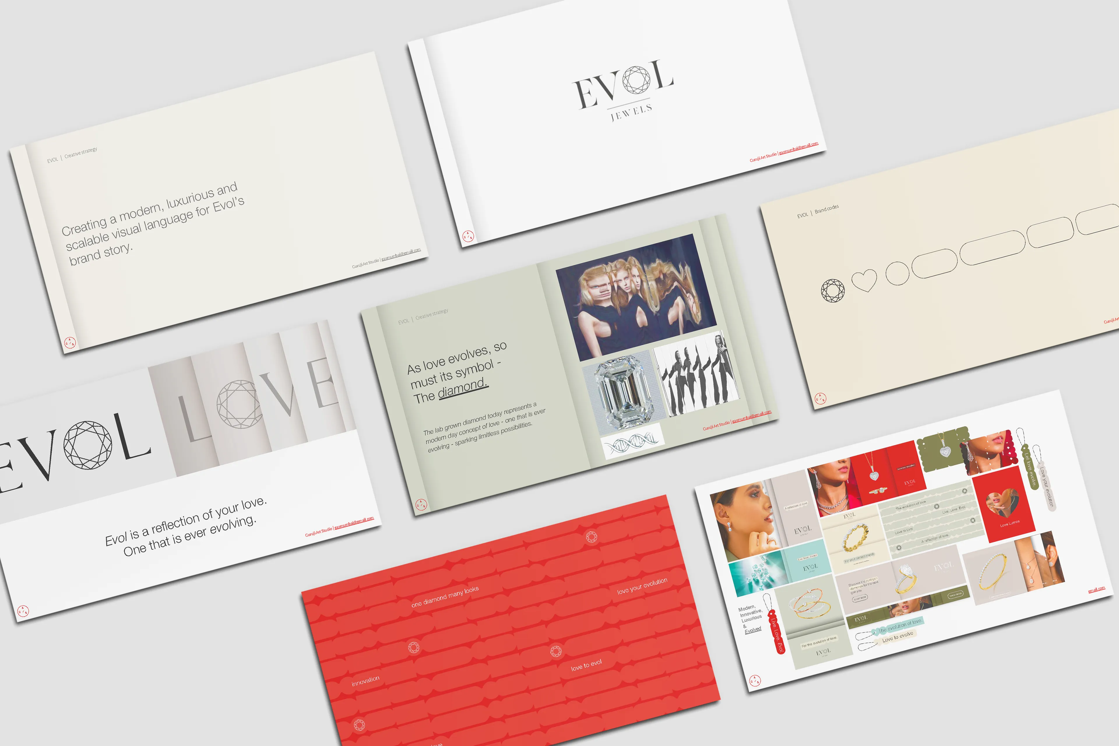 Evol Jewels brand strategy and visual identity